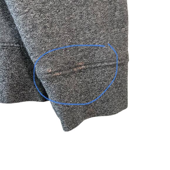 H&M Mens Crew Neck Connect Disconnect Long Sleeve Sweatshirt Gray Casual - Picture 7 of 7